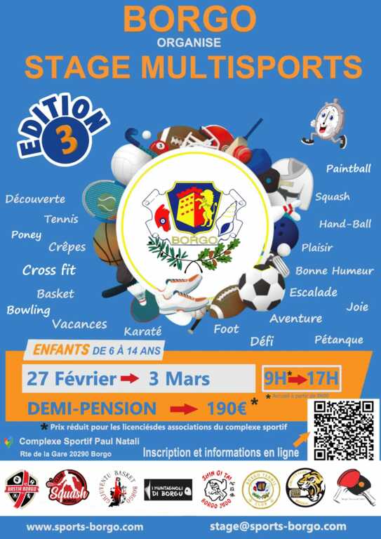 Stage multisports - Hiver 2023