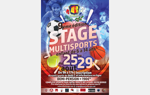 Stage multisports - été 2025